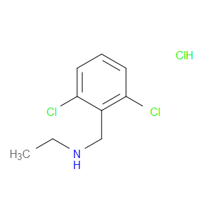 Benzenemethanamine, 2,6-dichloro-N-ethyl-, hydrochloride (1:1)