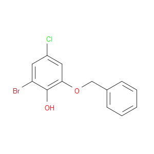 2-(benzyloxy)-6-bromo-4-chlorophenol