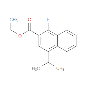 ethyl 1-fluoro-4-isopropyl-2-naphthoate