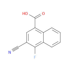 3-cyano-4-fluoro-1-naphthoic acid