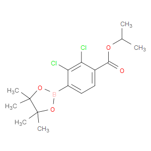 Isopropyl 2,3-dichloro-4-(4,4,5,5-tetramethyl-1,3,2-dioxaborolan-2-yl)benzoate