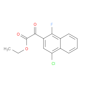 ethyl 2-(4-chloro-1-fluoronaphthalen-2-yl)-2-oxoacetate