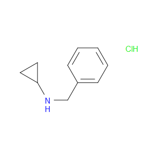 Benzenemethanamine, N-cyclopropyl-, hydrochloride (1:1)