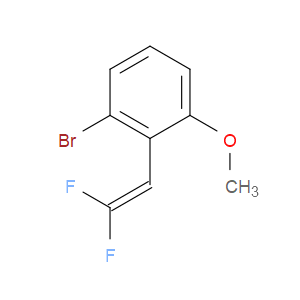 Benzene, 1-bromo-2-(2,2-difluoroethenyl)-3-methoxy-