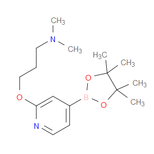 N,N-dimethyl-3-((4-(4,4,5,5-tetramethyl-1,3,2-dioxaborolan-2-yl)pyridin-2-yl)oxy)propan-1-amine