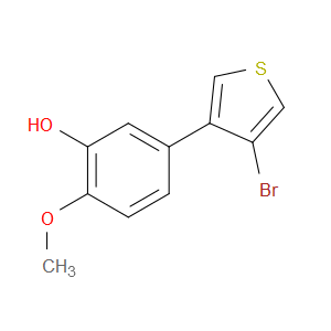5-(4-Bromothiophen-3-yl)-2-methoxyphenol