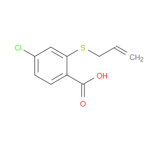 Benzoic acid, 4-chloro-2-(2-propen-1-ylthio)-