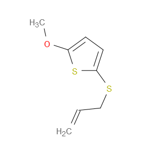 2-Methoxy-5-(2-propen-1-ylthio)thiophene