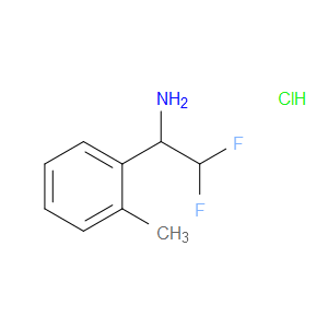 Benzenemethanamine, α-(difluoromethyl)-2-methyl-, hydrochloride (1:1)
