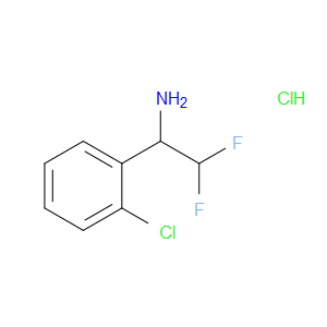 Benzenemethanamine, 2-chloro-α-(difluoromethyl)-, hydrochloride (1:1)
