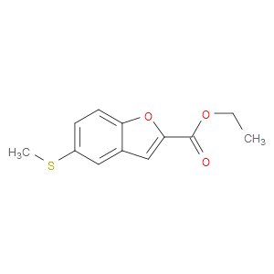Ethyl 5-(methylthio)-2-benzofurancarboxylate