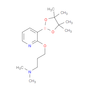 N,N-dimethyl-3-((3-(4,4,5,5-tetramethyl-1,3,2-dioxaborolan-2-yl)pyridin-2-yl)oxy)propan-1-amine