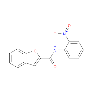 N-(2-nitrophenyl)benzofuran-2-carboxamide