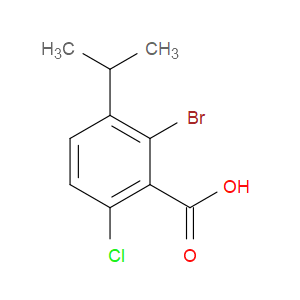 2-Bromo-6-chloro-3-isopropylbenzoic acid