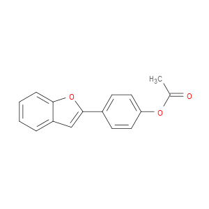 Phenol, 4-(2-benzofuranyl)-, 1-acetate