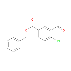 benzyl 4-chloro-3-formylbenzoate