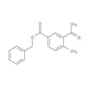 benzyl 3-acetyl-4-methylbenzoate