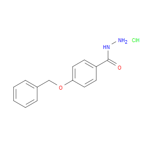 Benzoic acid, 4-(phenylmethoxy)-, hydrazide, hydrochloride (1:1)