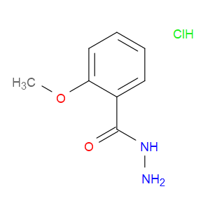 Benzoic acid, 2-methoxy-, hydrazide, hydrochloride (1:1)