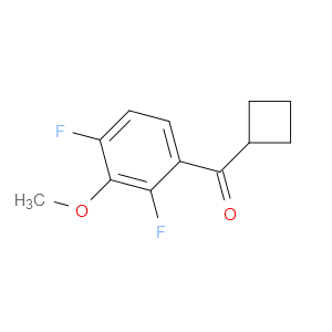 cyclobutyl(2,4-difluoro-3-methoxyphenyl)methanone
