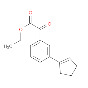 ethyl 2-(3-(cyclopent-1-en-1-yl)phenyl)-2-oxoacetate
