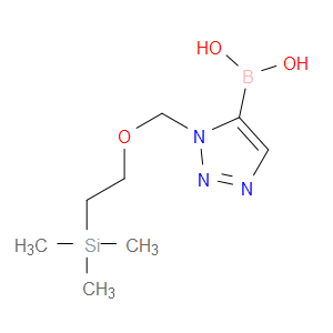 (1-((2-(trimethylsilyl)ethoxy)methyl)-1H-1,2,3-triazol-5-yl)boronic acid