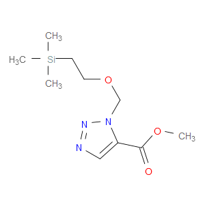methyl 1-((2-(trimethylsilyl)ethoxy)methyl)-1H-1,2,3-triazole-5-carboxylate