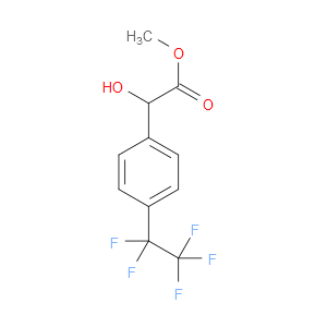 Methyl α-hydroxy-4-(1,1,2,2,2-pentafluoroethyl)benzeneacetate