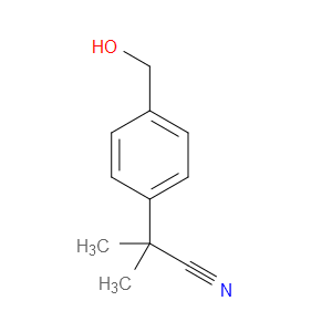 4-(Hydroxymethyl)-α,α-dimethylbenzeneacetonitrile
