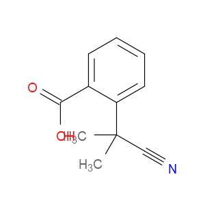 Benzoic acid, 2-(1-cyano-1-methylethyl)-