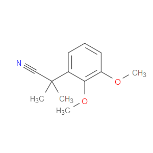 2,3-Dimethoxy-α,α-dimethylbenzeneacetonitrile