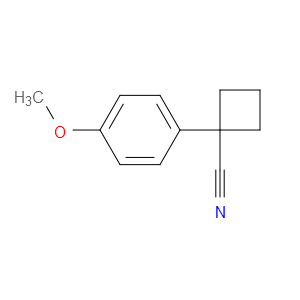 1-(4-Methoxyphenyl)cyclobutanecarbonitrile
