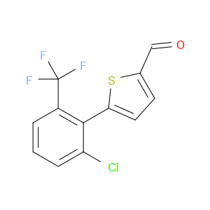 5-(2-Chloro-6-(trifluoromethyl)phenyl)thiophene-2-carbaldehyde