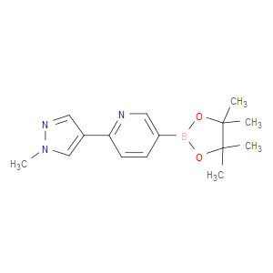 2-(1-Methyl-1H-pyrazol-4-yl)-5-(4,4,5,5-tetramethyl-1,3,2-dioxaborolan-2-yl)p...