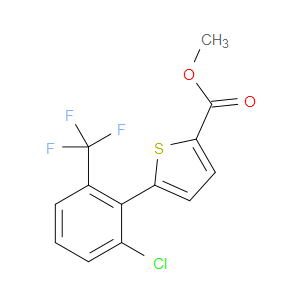 Methyl 5-(2-chloro-6-(trifluoromethyl)phenyl)thiophene-2-carboxylate