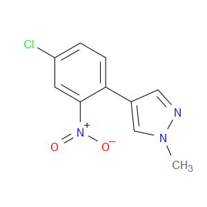 4-(4-chloro-2-nitrophenyl)-1-methyl-1H-pyrazole