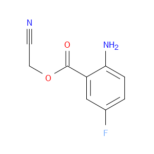 cyanomethyl 2-amino-5-fluorobenzoate
