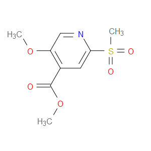 methyl 5-methoxy-2-(methylsulfonyl)isonicotinate