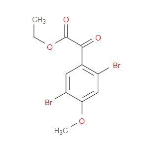 ethyl 2-(2,5-dibromo-4-methoxyphenyl)-2-oxoacetate