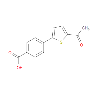 4-(5-Acetyl-2-thienyl)benzoic acid