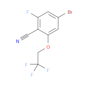 Benzonitrile, 4-bromo-2-fluoro-6-(2,2,2-trifluoroethoxy)-