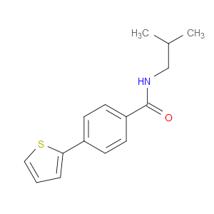 N-(2-Methylpropyl)-4-(2-thienyl)benzamide