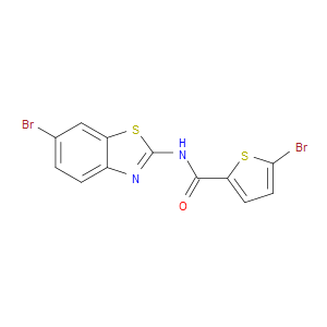 5-Bromo-N-(6-bromo-2-benzothiazolyl)-2-thiophenecarboxamide