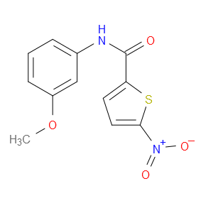 N-(3-methoxyphenyl)-5-nitrothiophene-2-carboxamide