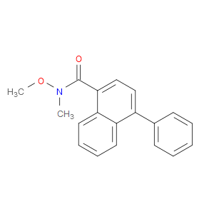 N-methoxy-N-methyl-4-phenyl-1-naphthamide