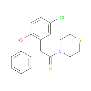 2-(5-chloro-2-phenoxyphenyl)-1-thiomorpholinoethanethione