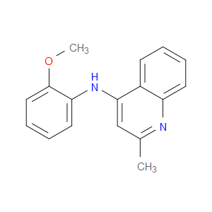 N-(2-Methoxyphenyl)-2-methyl-4-quinolinamine