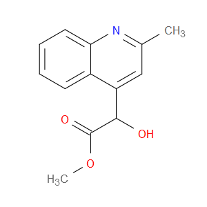 Methyl α-hydroxy-2-methyl-4-quinolineacetate