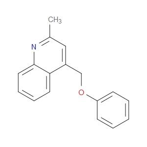 Quinoline, 2-methyl-4-(phenoxymethyl)-