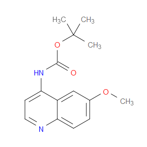 Carbamic acid, (6-methoxy-4-quinolinyl)-, 1,1-dimethylethyl ester